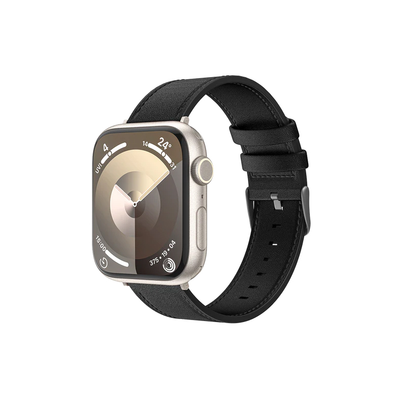 Apple Watch 44mm Benks Vintage Genuine Leather Serisi Deri Kordon Strap Kayış - 1