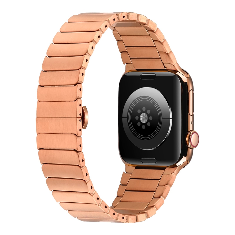 ​​​Apple Watch 44mm Kordon KRD-79 Metal Strap Kayış - 10