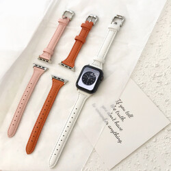 ​​​Apple Watch 44mm KRD-28 Leather Band - 13