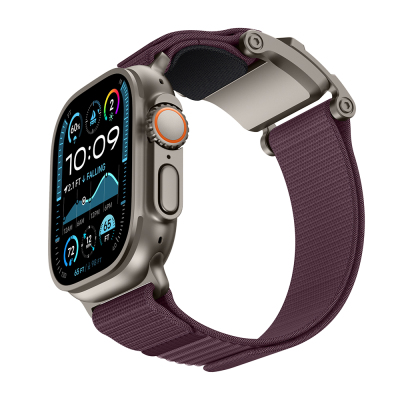 Apple Watch 44mm Mohseven iWatch Mecha Sport Silikon Kordon - 5