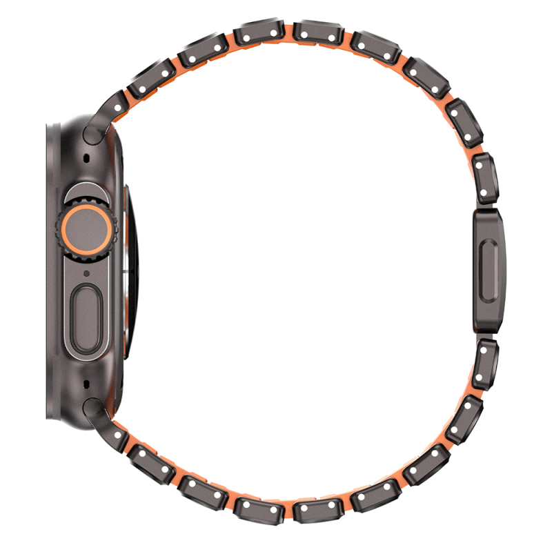 Apple Watch 44mm Mohseven iWatch Titancore No.2 Çelik Kordon - 10