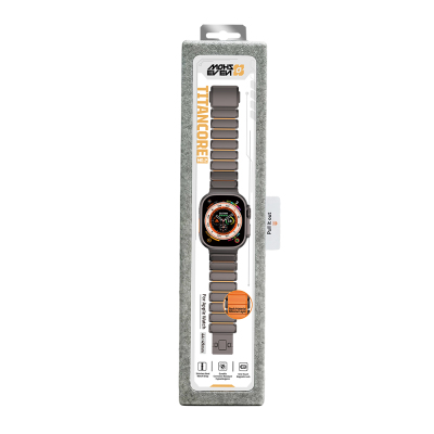 Apple Watch 44mm Mohseven iWatch Titancore No.2 Çelik Kordon - 12