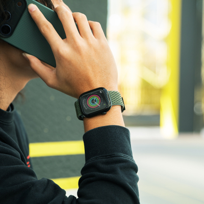 Apple Watch 44mm Native Union Active Watch Loop Serisi Hasır Kordon - 7