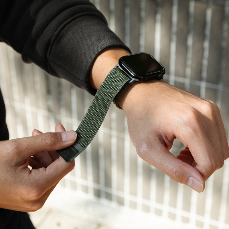 Apple Watch 44mm Native Union Active Watch Loop Serisi Hasır Kordon - 5