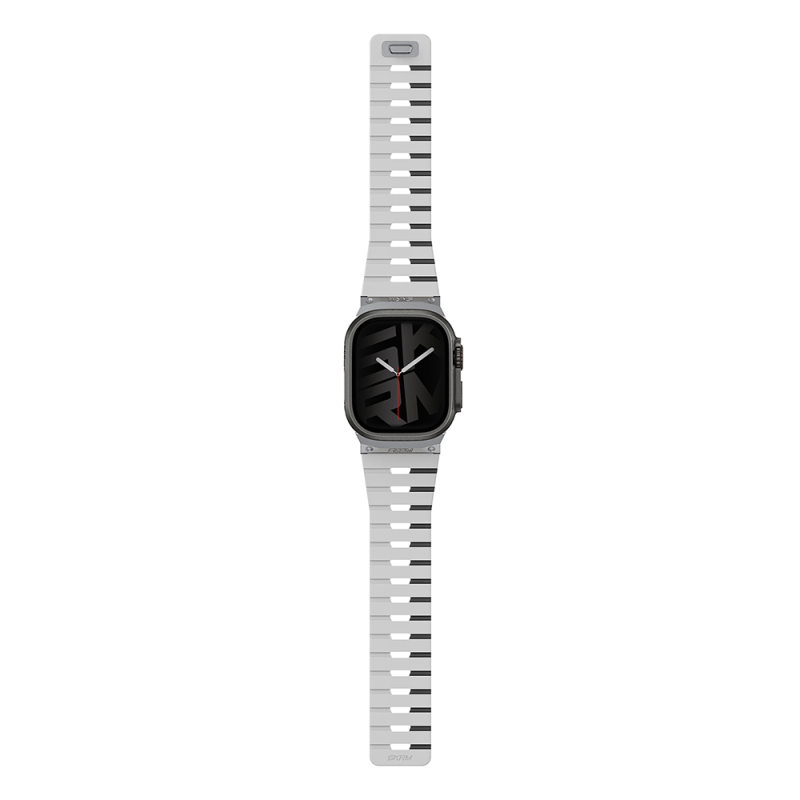 Apple Watch 44mm Skinarma Gemini Serisi TPU Magnetik Silikon Kordon - 9