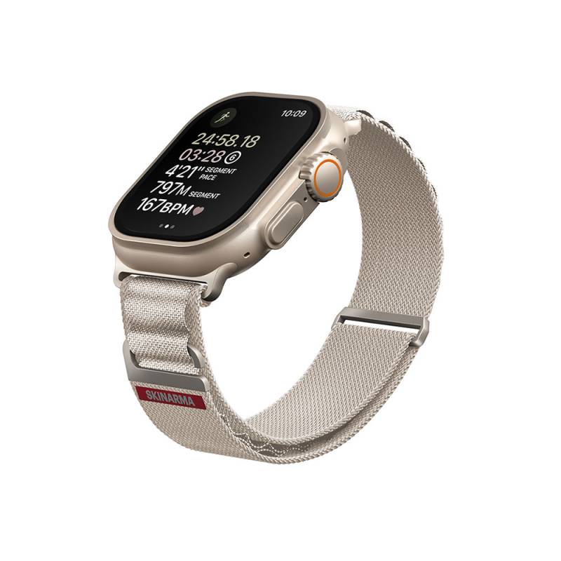 Apple Watch 44mm SkinArma Kobu Hasır Kordon - 5