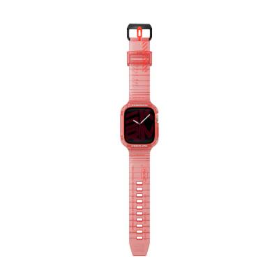 Apple Watch 44mm SkinArma Saido Sert PC Kasa Koruyuculu Silikon Kordon - 4