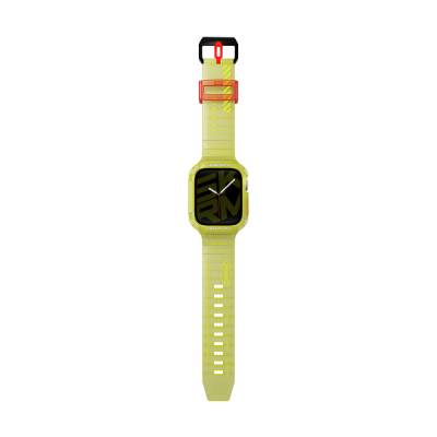 Apple Watch 44mm SkinArma Saido Sert PC Kasa Koruyuculu Silikon Kordon - 6