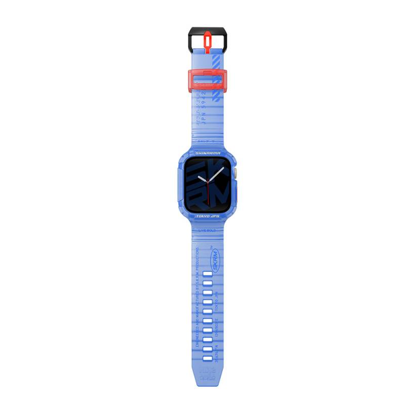 Apple Watch 44mm SkinArma Saido Sert PC Kasa Koruyuculu Silikon Kordon - 2