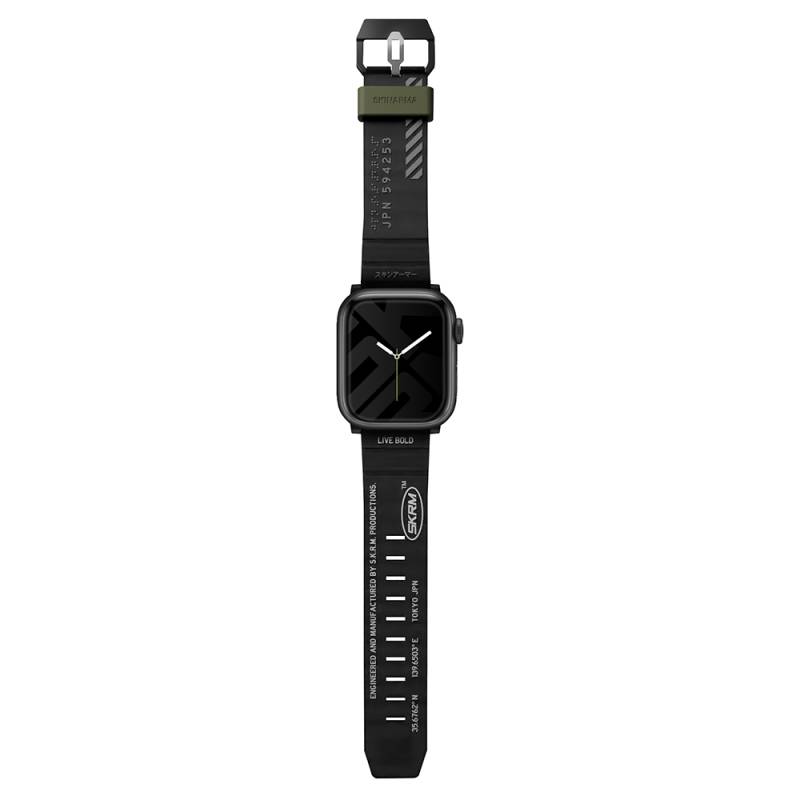 Apple Watch 44mm SkinArma Shokku Silicone Cordon - 5