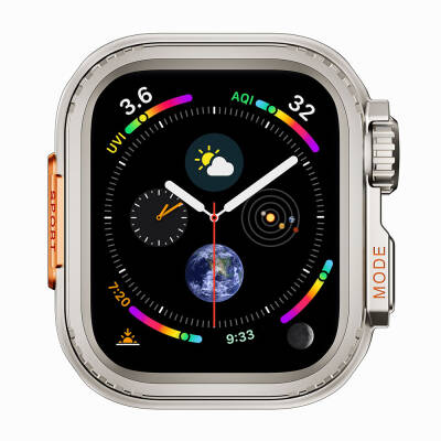 Apple Watch 44mm to Apple Watch Ultra 49mm Case Converter and Screen Protector Zore Watch Gard 33 - 17