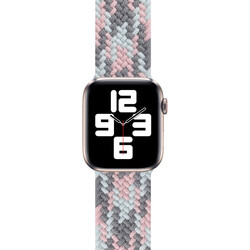 Apple Watch 44mm Wiwu Braided Solo Loop Contrast Color Medium Band - 7