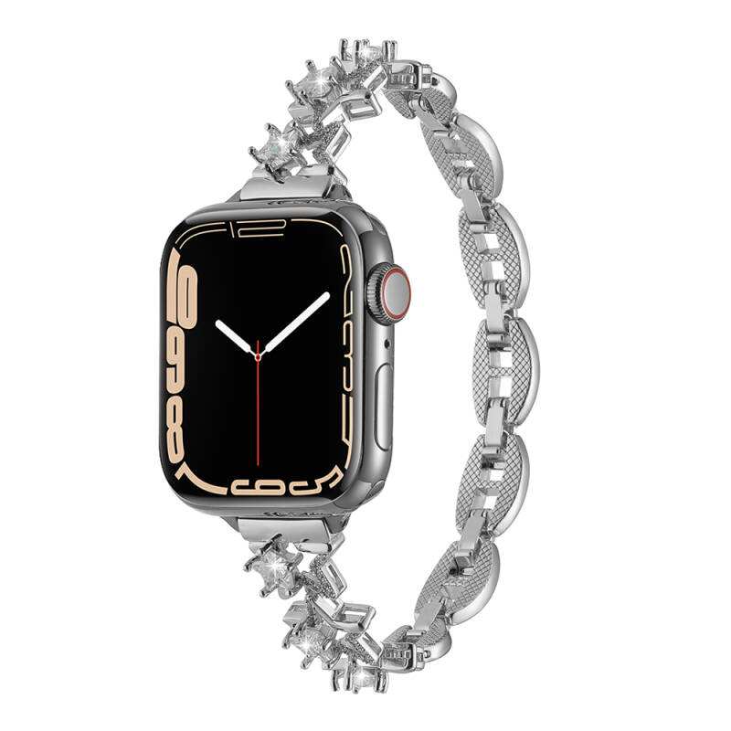 Apple Watch 44mm Zore KRD-104 Metal Kordon - 4