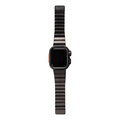 Apple Watch 44mm Zore KRD-126 Sert Kasa Koruyuculu Metal Kordon - 11