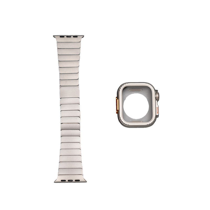 Apple Watch 44mm Zore KRD-126 Sert Kasa Koruyuculu Metal Kordon - 13