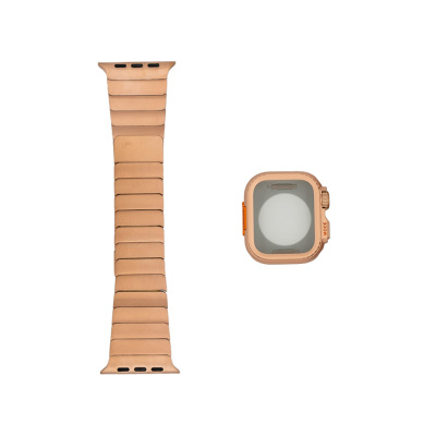 Apple Watch 44mm Zore KRD-126 Sert Kasa Koruyuculu Metal Kordon - 4