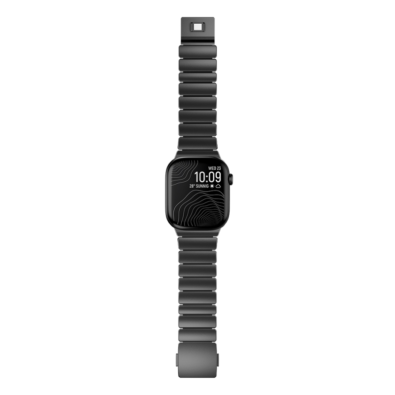 Apple Watch 44mm Zore KRD-152 Titanyum Silikon Kordon - 11