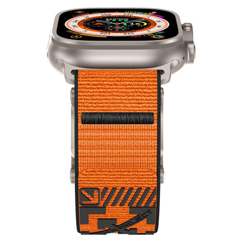 Apple Watch 44mm Zore KRD-154 Naylon Kumaş Hasır Örgülü Kordon - 33