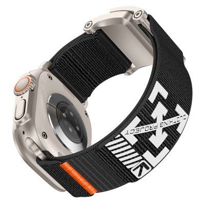 Apple Watch 44mm Zore KRD-154 Naylon Kumaş Hasır Örgülü Kordon - 57