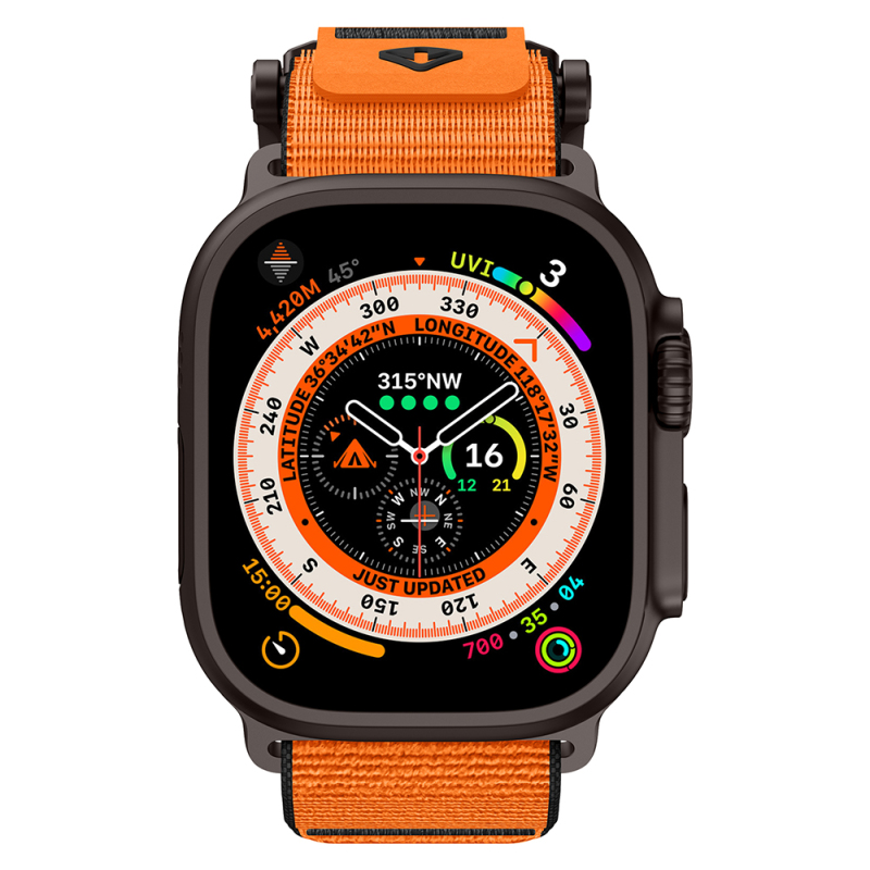 Apple Watch 44mm Zore KRD-154 Naylon Kumaş Hasır Örgülü Kordon - 20