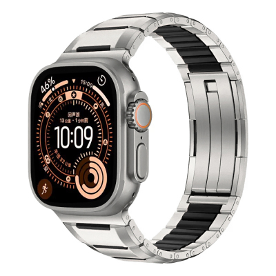 Apple Watch 44mm Zore KRD-155 Metal Silicone Band - 3