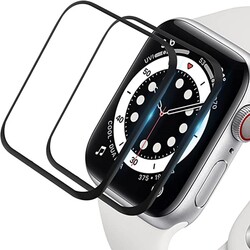 Apple Watch 44mm Zore PMMA Silikon Body Saat Ekran Koruyucu - 7