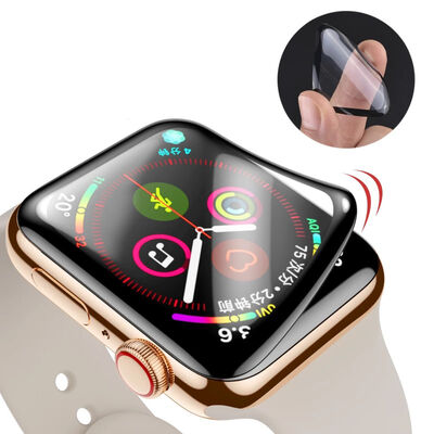Apple Watch 44mm Zore PMMA Silikon Body Saat Ekran Koruyucu - 2
