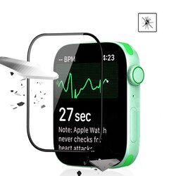 Apple Watch 44mm Zore PMMA Silikon Body Saat Ekran Koruyucu - 4
