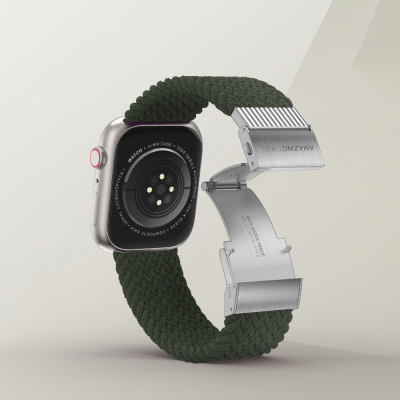 Apple Watch 7 41mm Amazingthing Titan Weave 2 Sport Örgü Kordon - 8