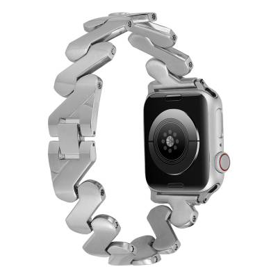 ​​​Apple Watch 7 41mm Kordon KRD-80 Metal Strap Kayış - 2