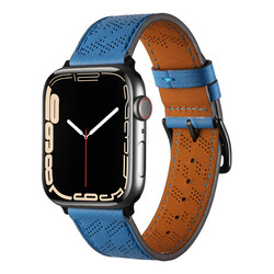 ​Apple Watch 7 41mm KRD-76 PU Leather Band Strap - 10