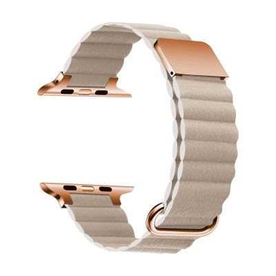 ​Apple Watch 7 41mm KRD-78 PU Leather Band Strap - 12