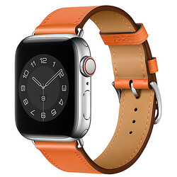 Apple Watch 7 41mm Wiwu Attleage Watchband Hakiki Deri Kordon - 2