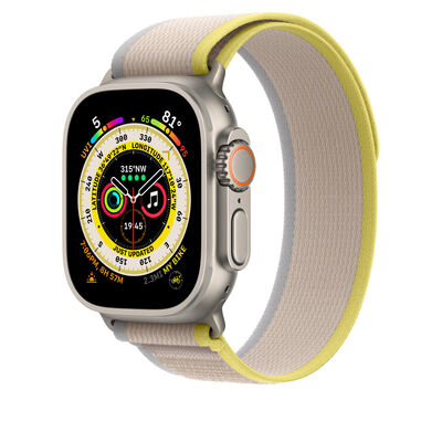 Apple Watch 7 41mm Wiwu Trail Loop Naylon Örgü İşlemeli Hasır Kordon Strap Kayış - 9