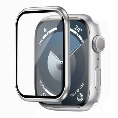 Apple Watch 7 41mm Wiwu Wi-JD106 Easy Install Akıllı Saat Temperli Cam Ekran Koruyucu - 6