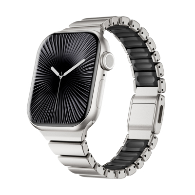 Apple Watch 7 41mm Zore KRD-149 Metal Silikon Kordon - 6