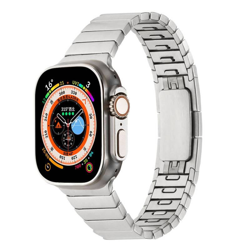 Apple Watch 7 41mm Zore KRD-82 Metal Kordon - 1