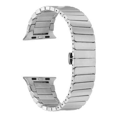 ​​​Apple Watch 7 45mm Kordon KRD-79 Metal Strap Kayış - 6