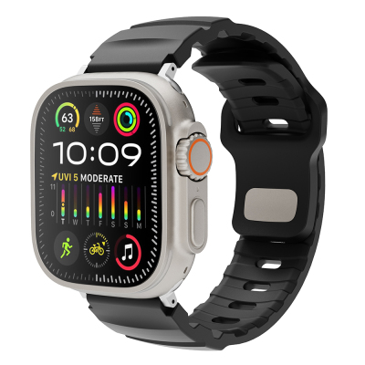 Apple Watch 7 45mm KRD-143 Silikon Kordon - 1