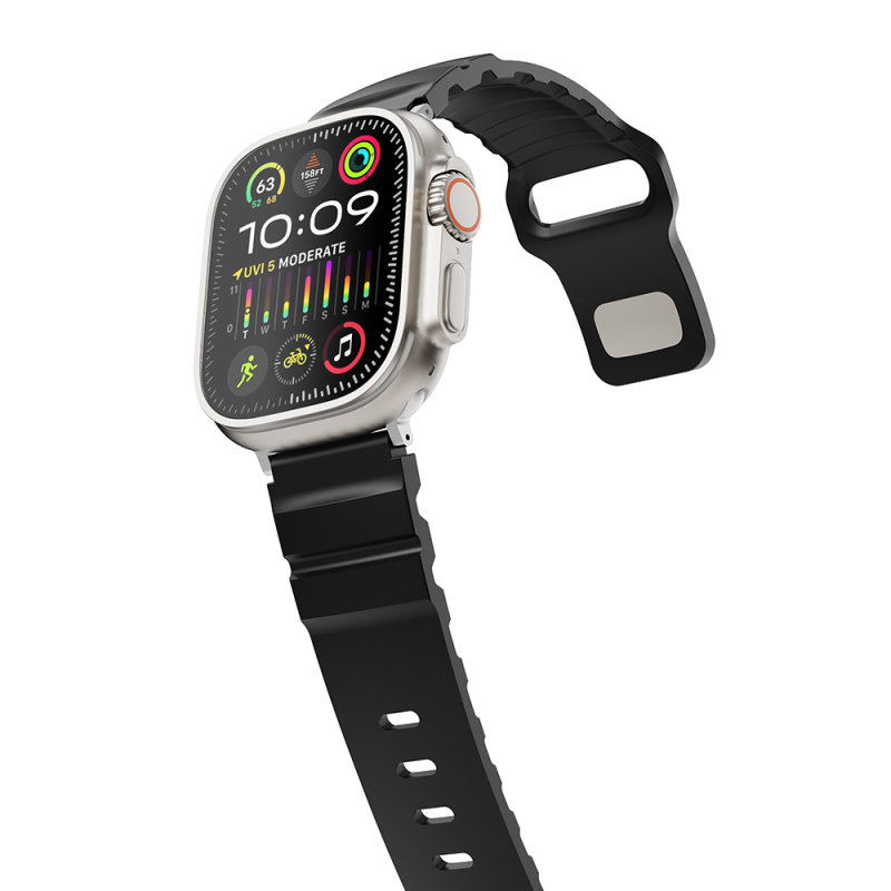 Apple Watch 7 45mm KRD-143 Silikon Kordon - 23