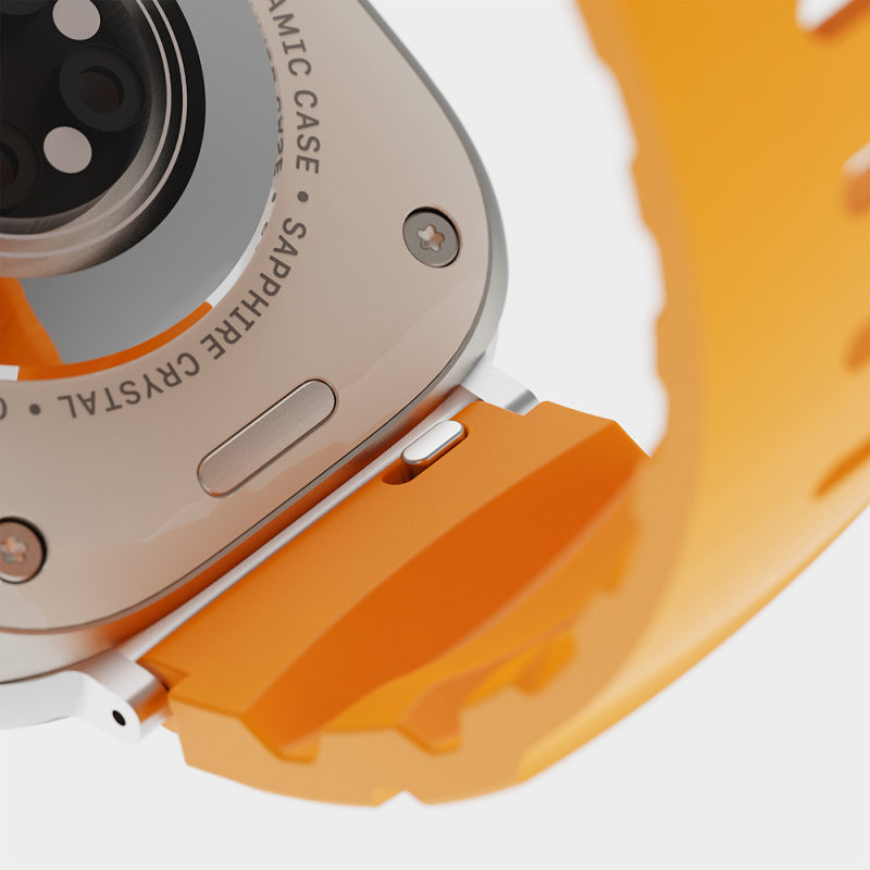 Apple Watch 7 45mm KRD-143 Silikon Kordon - 7