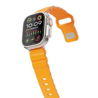 Apple Watch 7 45mm KRD-143 Silikon Kordon - 25