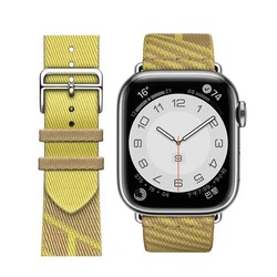 Apple Watch 7 45mm KRD-51 Hasır Kordon - 19