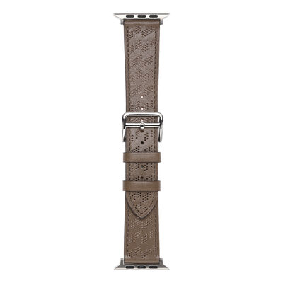 ​Apple Watch 7 45mm KRD-76 PU Leather Band Strap - 4