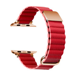 ​Apple Watch 7 45mm KRD-78 PU Leather Band Strap - 9