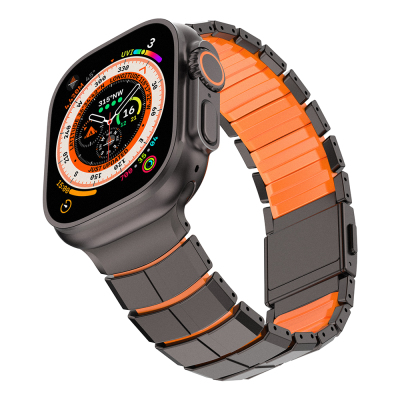 Apple Watch 7 45mm Mohseven iWatch Titancore No.1 Metal Kordon - 11