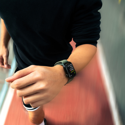 Apple Watch 7 45mm Native Union Active Watch Loop Serisi Hasır Kordon - 7