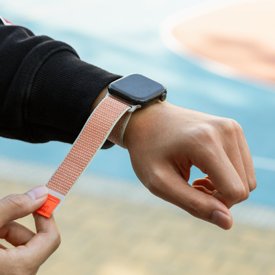 Apple Watch 7 45mm Native Union Active Watch Loop Serisi Hasır Kordon - 24