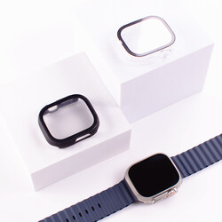 Apple Watch 7 45mm Şeffaf Kasa ve Ekran Koruyucu Zore Watch Gard 13 - 3