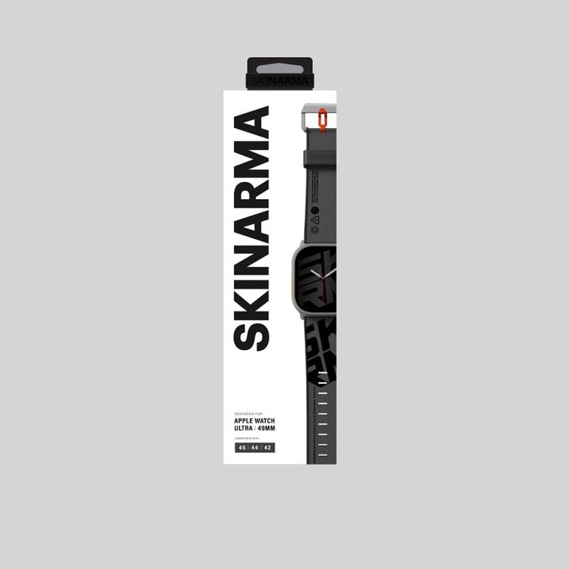 Apple Watch 7 45mm SkinArma Spunk Series PU Leather Band - 9